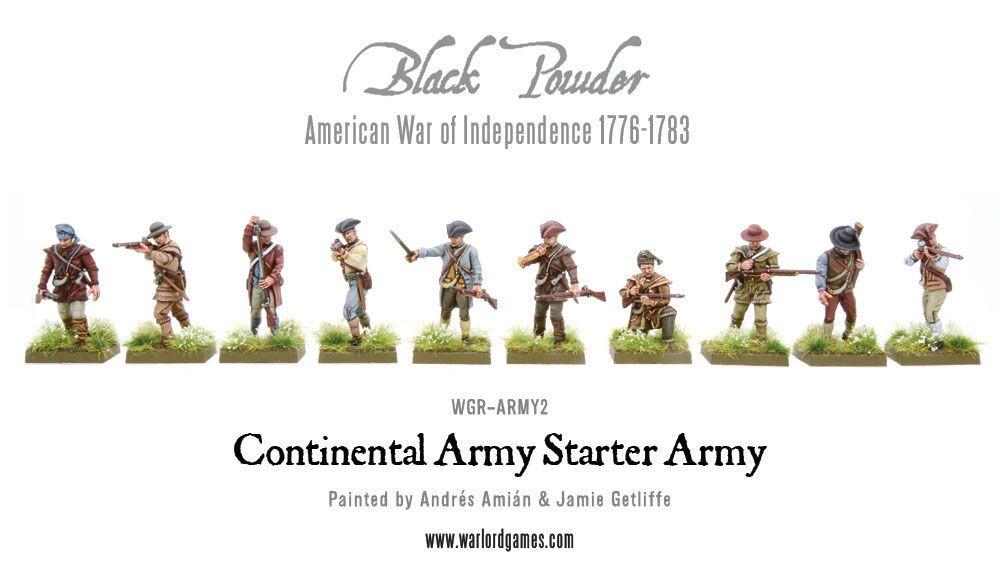 American War of Independence Continental Army starter set