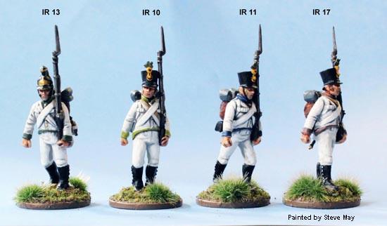 Perry Miniatures Napoleonic Prussian Line Infantry 1813-1815 1 Sprue 7  figures