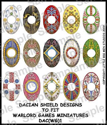 Dacians shield designs 1