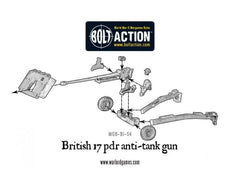 British Airborne 17 pdr anti-tank gun