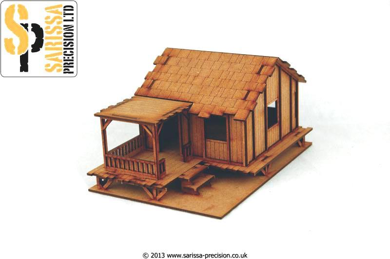 Planked Style Village House - Low