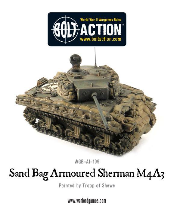 Sandbag Armoured Sherman M4A3