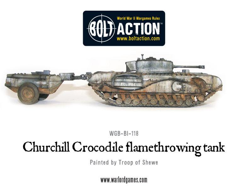 Churchill Crocodile Flamethrowing Tank