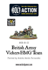 British Army Vickers MMG Team