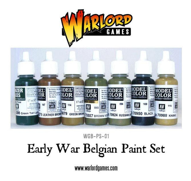 Starter Paint Sets tagged "belgianarmy" Warlord Games Ltd