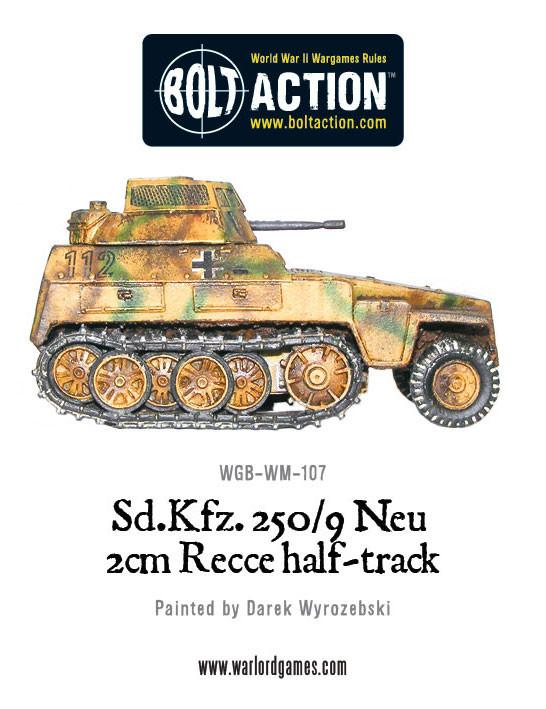 Sd.Kfz 250/9 Neu 2cm Recce half track