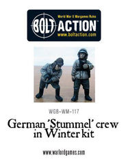German 'Stummel' crew in Winter kit