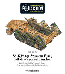 Sd.Kfz 251 'Stuka zu Fuss', halftrack rocket launcher