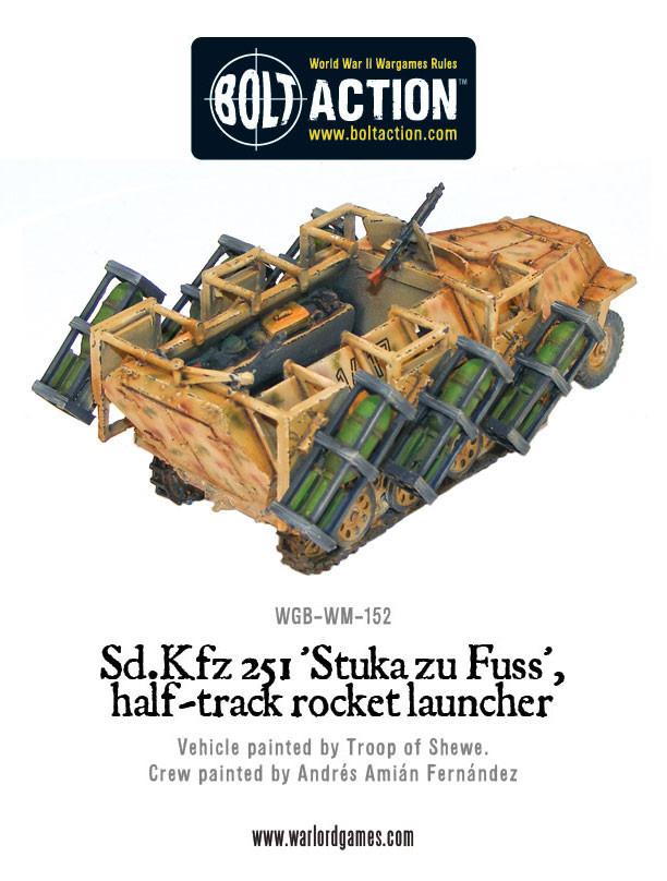 Sd.Kfz 251 'Stuka zu Fuss', halftrack rocket launcher