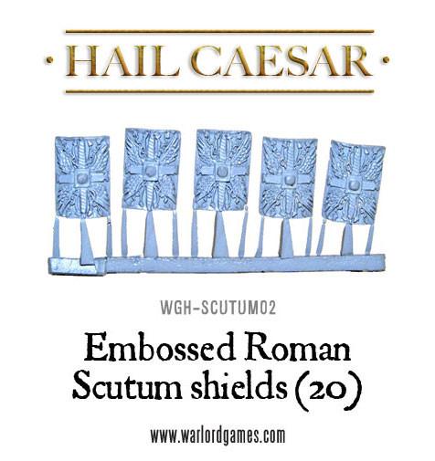 Embossed Roman Scutum shield pack (20)